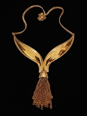 Vintage 70's Tassel Necklace
